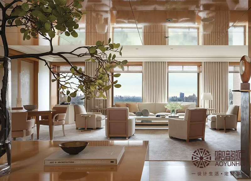 回歸本我——溫柔色客廳定制