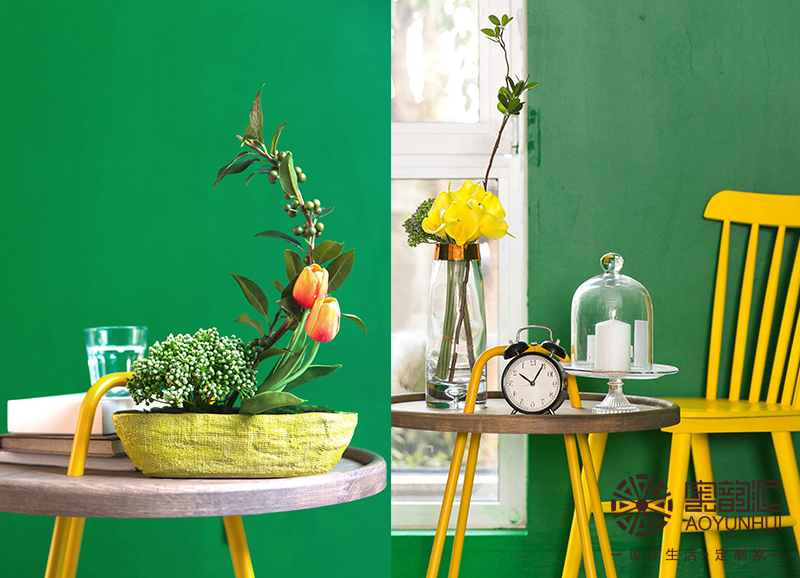 親近自然——簡潔背景墻定制