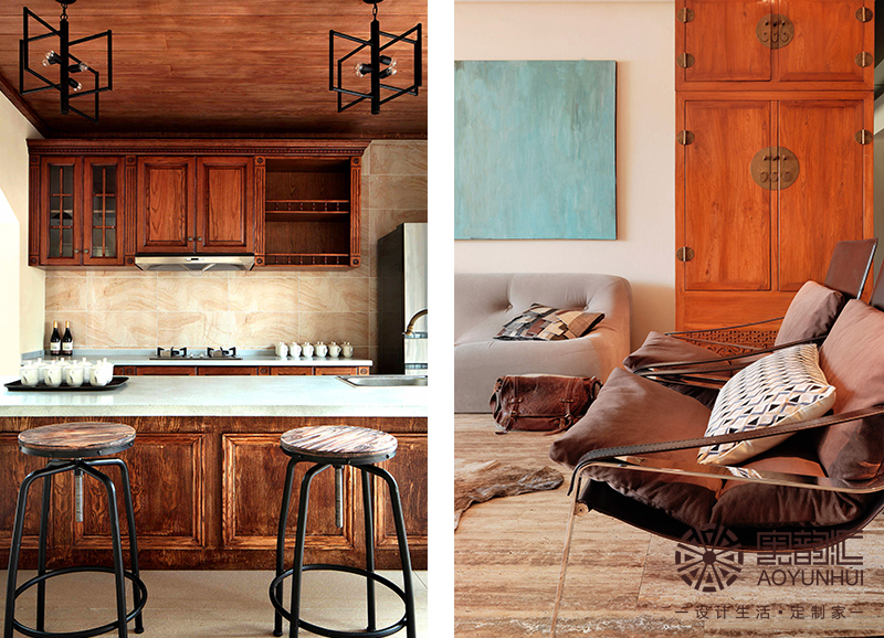 懷舊復(fù)古木色——從古至今（櫥柜、收納柜）