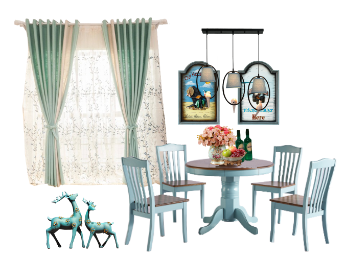 寧靜色——餐廳