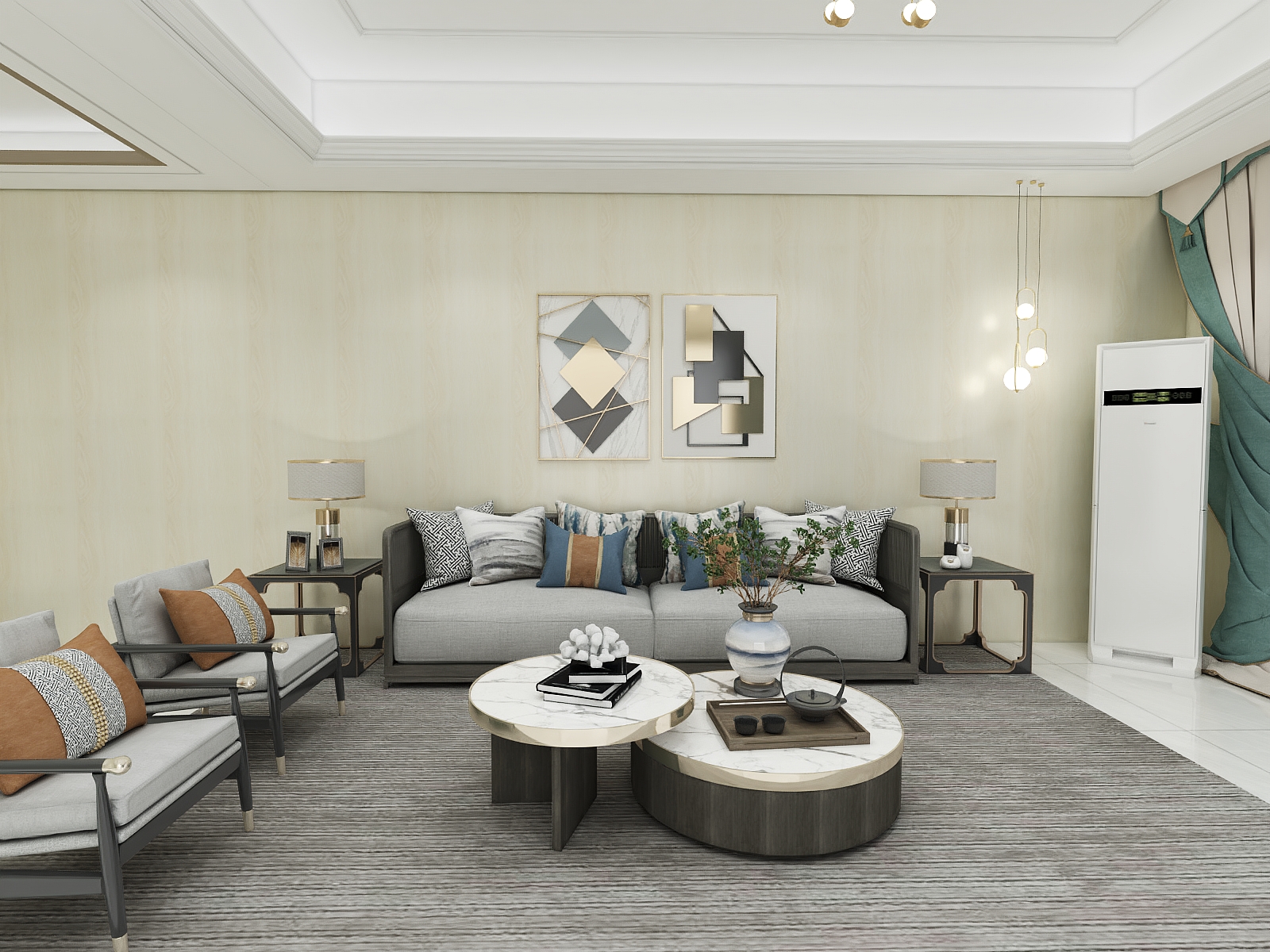 AiHOME設(shè)計(jì)工場(chǎng)|客廳+茶室