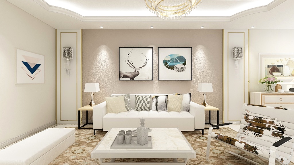 129㎡-簡(jiǎn)歐風(fēng)格-居家情調(diào)