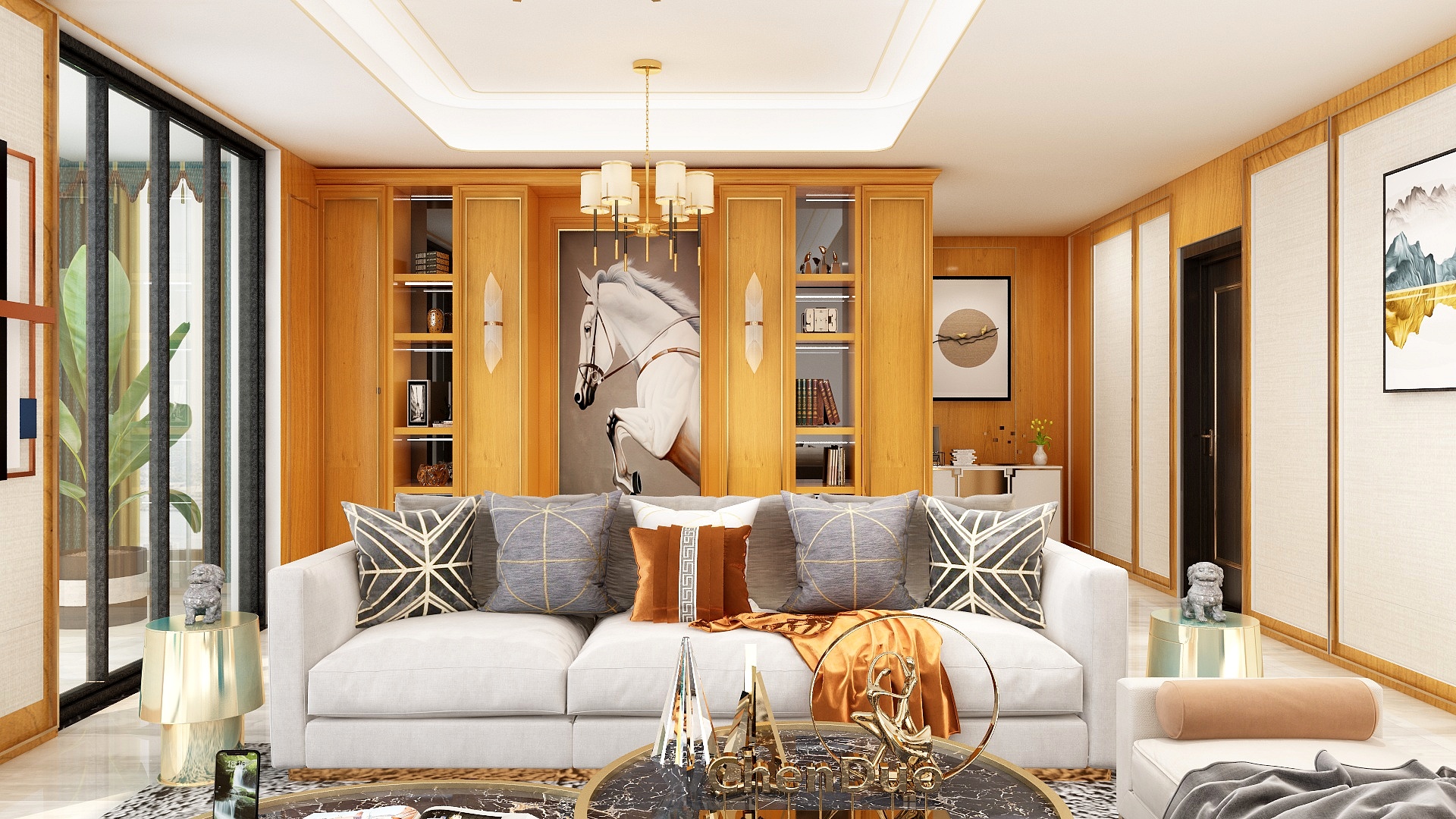 現(xiàn)代-明亮跳脫的雍容華貴